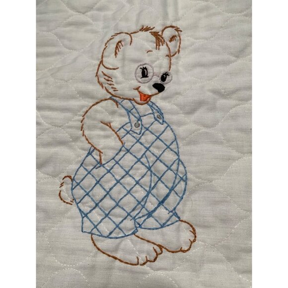 Handmade Once Upon a Time There Were Three Bears Quilted HandStitched Needle Poi - Picture 7 of 13